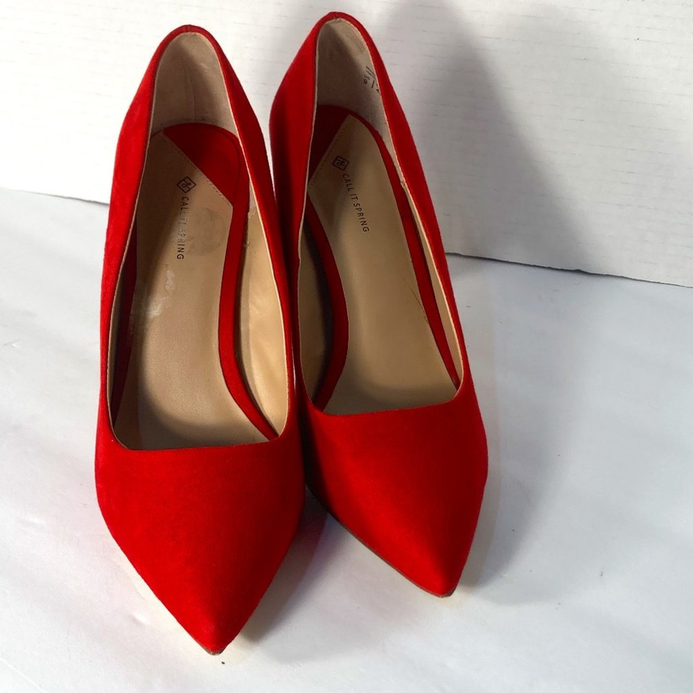 Call It Spring Red Size 7 *not 9 as previously advertised by prior seller* - Picture 2 of 6